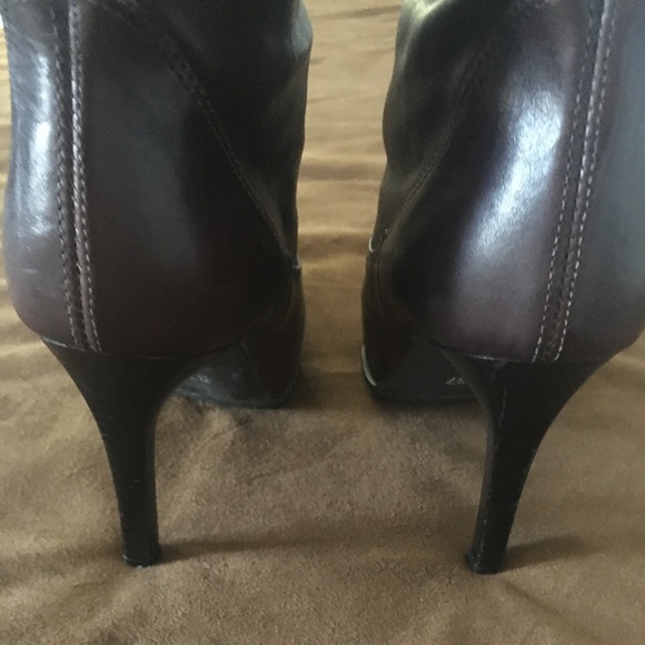 Brown Boots - Heels - 100% Leather - Picture 7 of 8